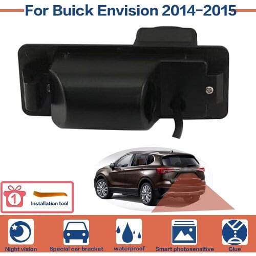 Night Vision Car Rear View Camera CCD HD Backup Reverse Parking Webcam For Buick Envision 2014-2015