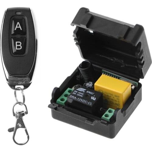 AC 220V 10A 1CH RF 433MHz Wireless Remote Control Switch Receiver Module + Transmitter Kit For Intelligent Home