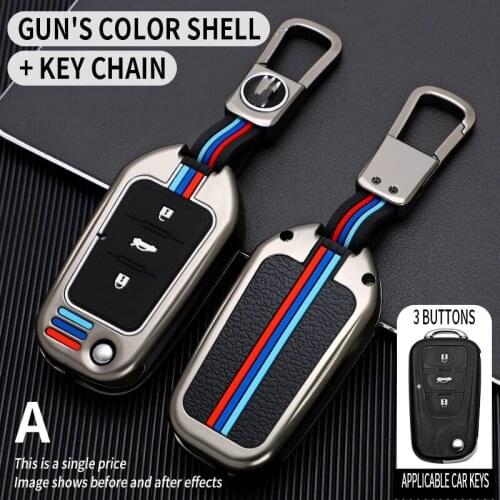 Zinc Alloy Car Remote Key Case Cover For MG MG3 MG5 MG6 MG7 GT GS For Roewe 350 360 750 Smart Key Accessories Holder Shell