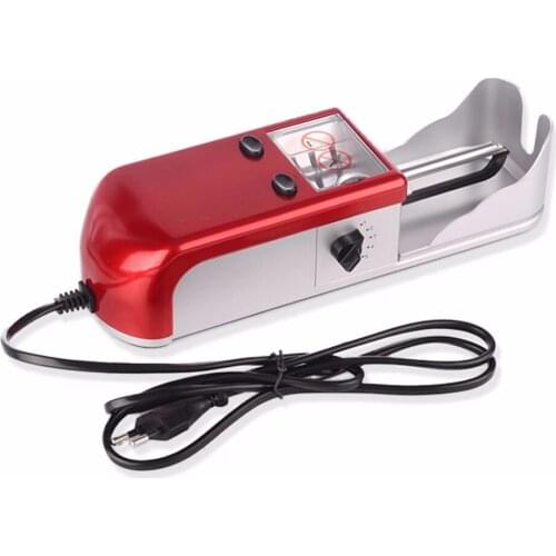 Electric Automatic Cigarette Rolling Machine EU Plug Smoking Accessories Rolling Trays Gift for Men Smell Proof Cigerette Case