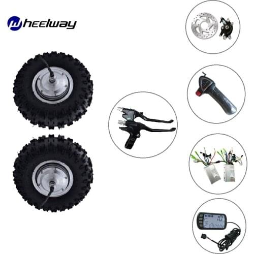 13 inch 24-48v 350W-800W Electric Bicycle Motor Wheel Off-Road bicicleta electrica Electric Wheel Hub MotorDouble Drive