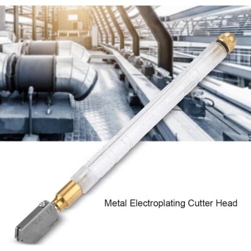 Hot sale Oil Feed Glass Cutter Professional Plastic Handle Glass Cutting Tool Glass Cutting Knife