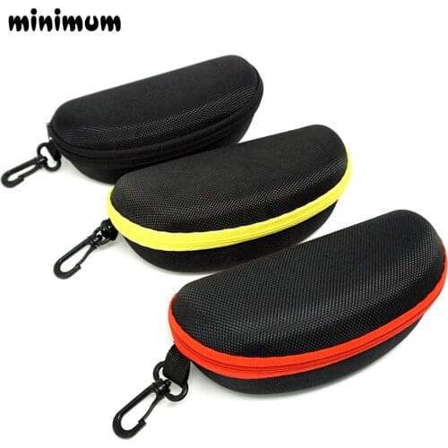 MINIMUN Sunglasses Reading Glasses Carry Bag Hard Zipper Box Travel Convenient Pack Pouch Cases New