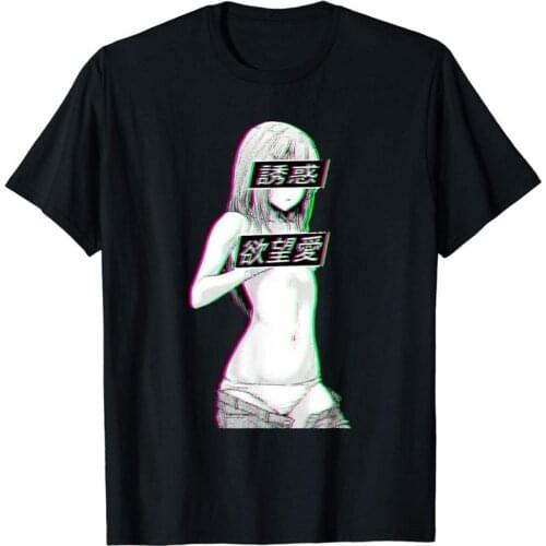 Waifu Material Lewd Conduct waifu Shirt for Anime Newest 2020 Fashion Summer Short Sleeves Cotton Print T Shirts