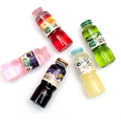 10Pcs 30x18mm Mixed Resin Bottle Cabochon Flatback Embellishments Decoration Crafts Embellishments For Scrapbooking Accessories