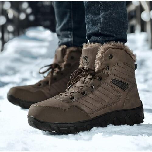 Sneakers Winter Shoes Fashion Fur Warm Outdoor Trainer Kids Running Shoes Sport Shoe Boots Tenis Snow Boots Warm Cotton Shoes