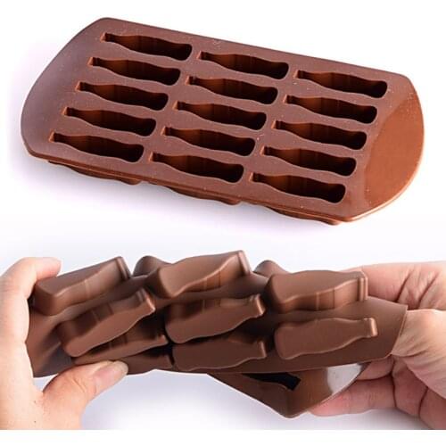 15 Grid Coke Bottle Shape Ice Freezing Mold Tray Ice Cream Maker Yogurt L5YE