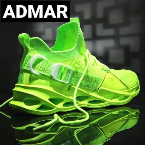 ADMAR Clunky Mens Sneakers Mesh Breathable Big Size Sneakers Women Summer 2021 Platform Casual Running Fashion Unisex Shoes