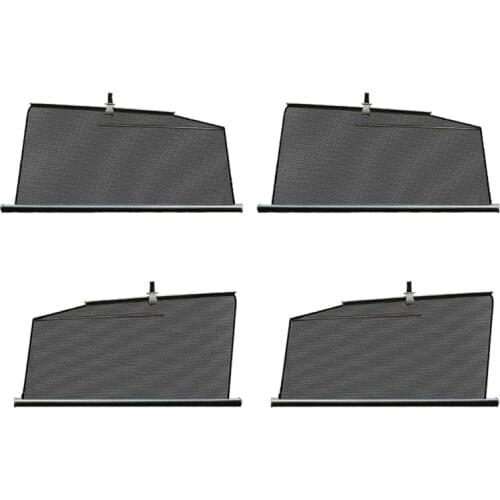 NEW-for Tesla Model S Window Sun Shade Side Window Drape Roller Sunshade UV Rays Protection
