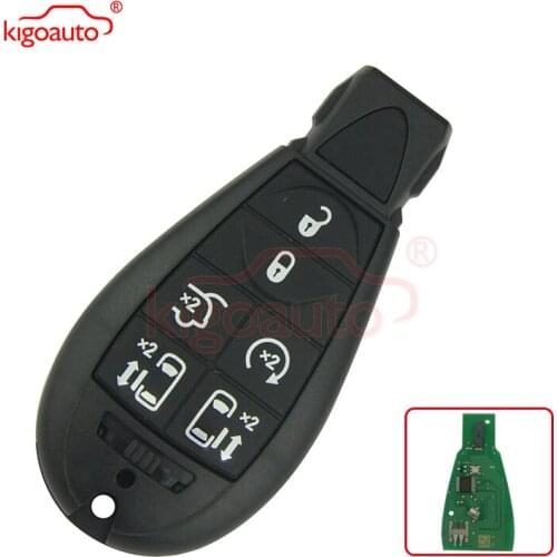 For Chrysler Voyager Jeep Cherokee for Dodge Caliber Journey #10 68066859AD Fobik key remote 6 button 434Mhz