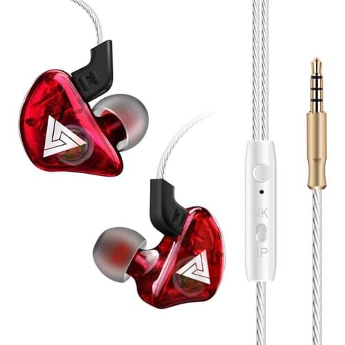 QKZ CK5 Sports Heavy Bass Stereo Sound Phone In-ear Ear Hook Earphone Headphones наушники проводные