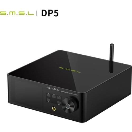 SMSL DP5 MQA Full Decoding HIFI Network Music Player ES9038Pro Steaming Playback DSD256 IIS USB Bluetooth Player