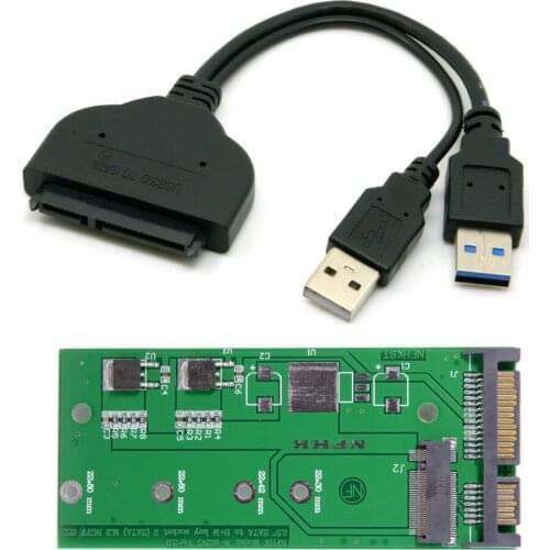 Xiwai USB 3.0 to SATA 2.5" Hard Disk to M.2 NGFF PCI-E 2 Lane SSD for E431 E531 X240 Y410P Y510