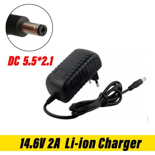 14.6V 2A Smart Charger for 4S 12.8V LiFe LiFePO4 EU / US / AU / UK battery pack plug high quality and quality guarantee