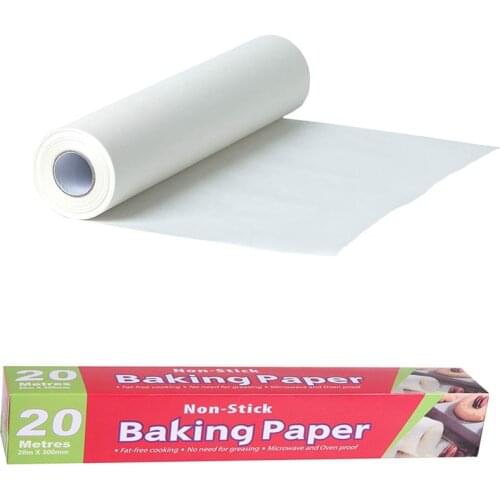 5/10 / 20m Baking Paper 30 Cm Wide Parchment Paper, Non-stick for Making Cakes, Grilling, Color Box Packaging and Hygienic