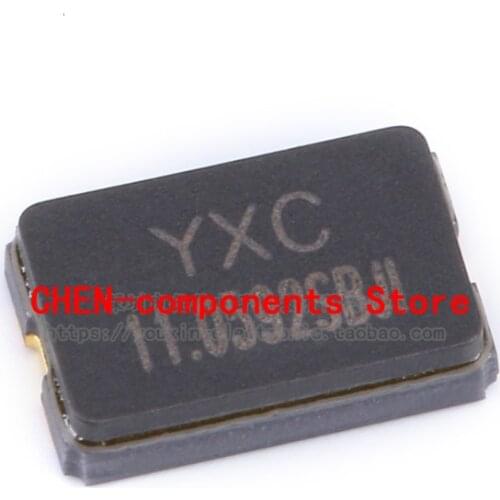 5pcs SMD passive crystal 11.0592MHz 10PPM 20pF X5032110592MSB2GI 2 feet