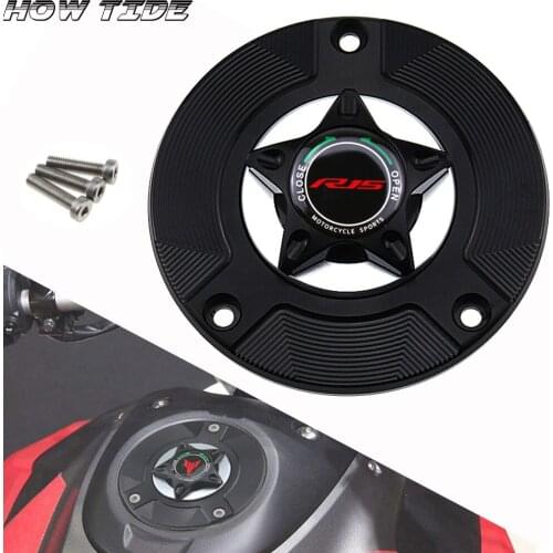 Motorcycle Accessories high quality Gas Fuel Tank Cap Cover CNC Aluminum for YAMAHA YZF R15 V3 V3.0 VVA 2017-2019