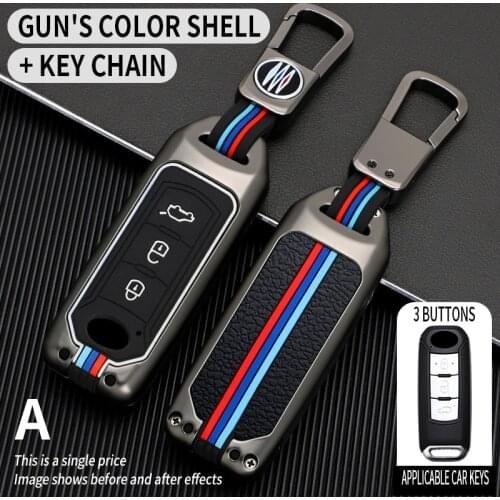 Zinc Alloy Car Key Cover Case Shell Fob For GAC Trumpchi GSG A3 GA3S GA5 GA6 GS4 GS8 Key Protection Keychain Ring Accessories