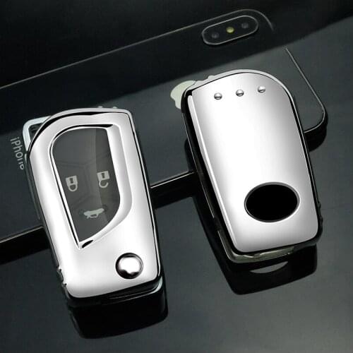 Car Remote Key Case For Toyota Auris Corolla Avensis Verso Yaris Aygo Scion TC IM 2015 2016 Cover Auto Accessories Protector