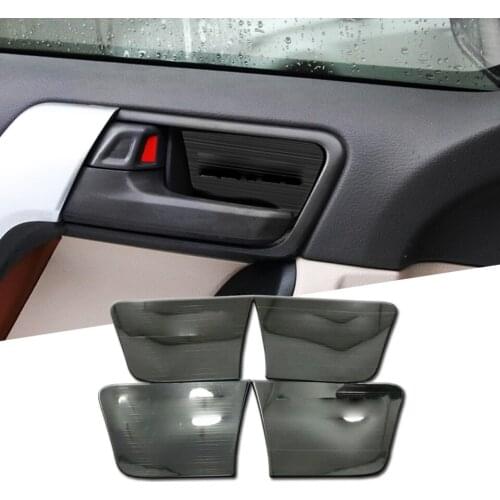 For Toyota Land Cruiser Prado 150 FJ150 LC150 2010-2017 2018 2019 Car Accessories Inner Door Handle Bowl Cover Trim Sticker