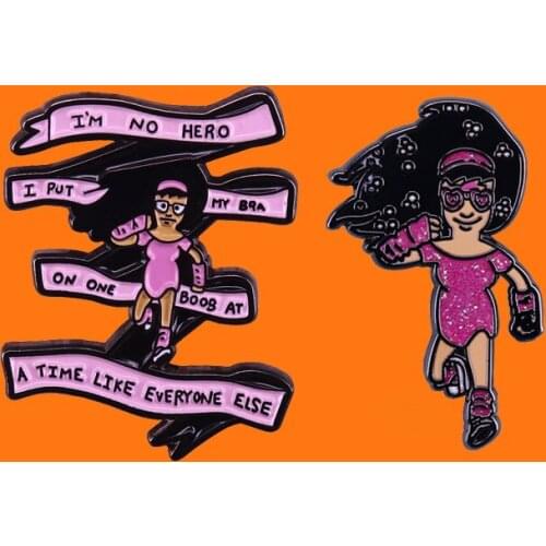 Beautiful Girls Enamel Pins Funny Anime Metal Cartoon Brooch Backpack Hat Bag Collar Lapel Badges Men Women Fashion Jewelry Gift