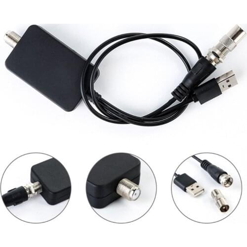 Low Noise USB TV Antenna Amplifier Digital DVBT2 Signal Booster for TV Aerial H054