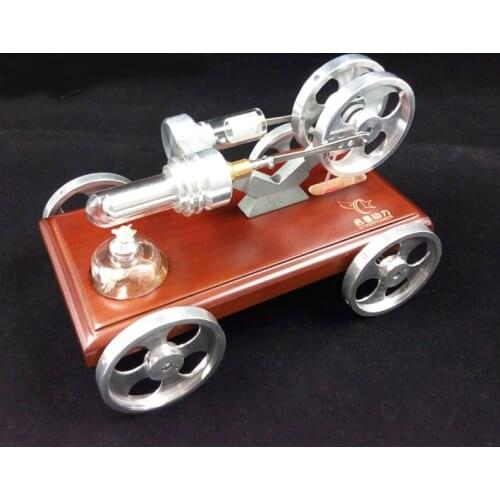Stirling engine model toy car Science experiments model desk decoration
