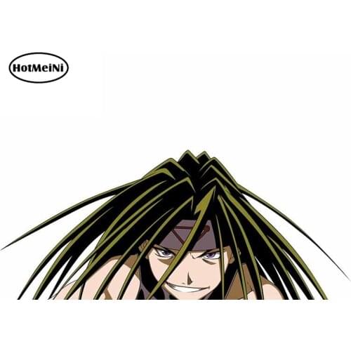 HotMeiNi 13cm x 5.6cm Cool Vinyl Car Stickers for Fullmetal Alchemist Auto Waterproof Decals Bumper Trunk Laptop Car Wrap