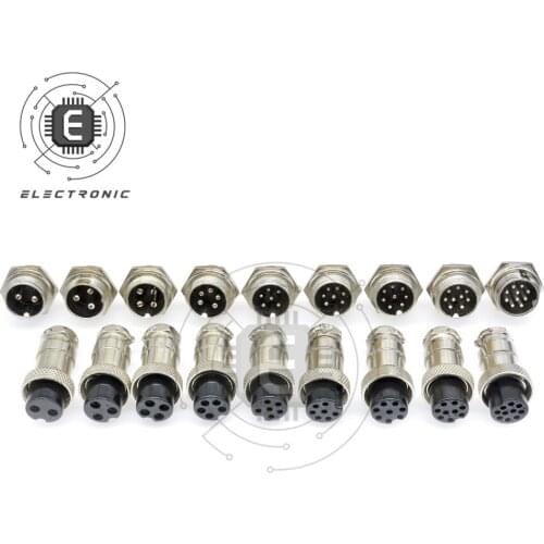 Original Aviation Socket GX16 2/3/4/5/6/7/8/9/10 core A Set of Male and Female Socket In Stock