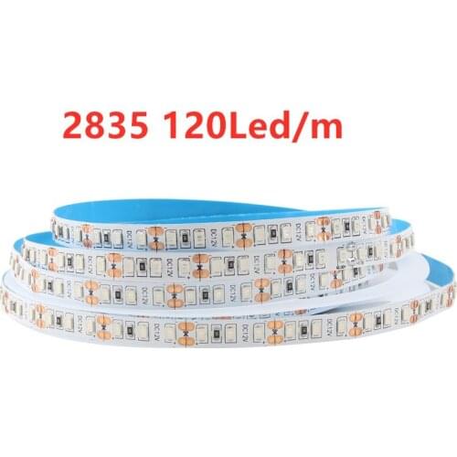 DC 5V SMD 2835 Led Strip Light 120Led/m 5m White LED Strip Tape Not Waterproof Lamp Light Strips Kitchen Home Decor TV Ledstrip