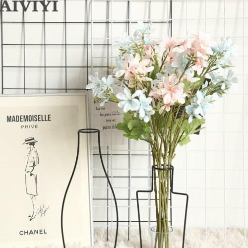 3 fork dance orchid artificial flower bouquet fake flower wedding family party decoration hotel furnishings Cheap flower