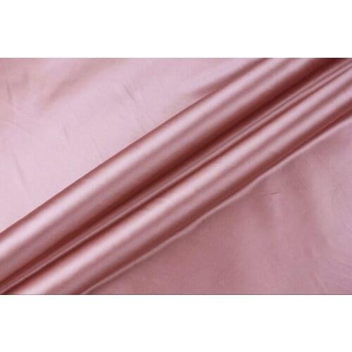 Howmay pure silk fabric stretch satin charmeuse 19m/m 108cm 42" pink 09# for dress womens clothes shirt