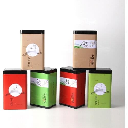 Xin Jia Yi Packaging Metal Storage Tin Candy Tea Coffee Sugar Box Metal Tin Container For Packaging Tea With Printing