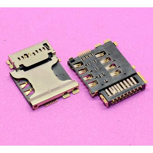 YuXi 1pcs Memory SD card socket sim card reader holder connector for samsung I8552 I879 I8262 I9128V G3508 I8258 I8252 i8558