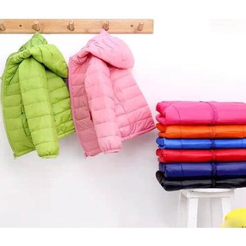2021 Winter Kids Down Jackets for Girls Children Warm Duck Down Coats for Boys Toddler Girls Parkas Warm Outerwear Clothes W271