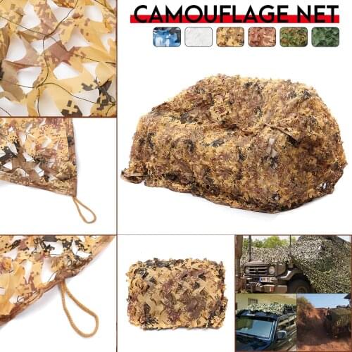 3x4m/4x5m Hunting Military Digital Desert Camouflage Nets Woodland Army Camo netting Camping Sun ShelterTent Shade sun shelter
