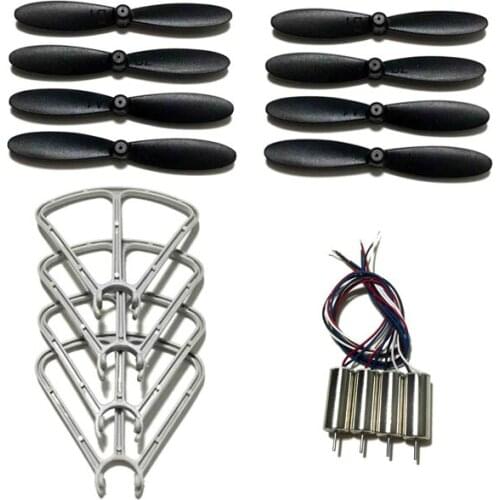 4DRC V9 MINI RC Drone 4D-V9 Engines Motor Propellers Blades Prop guard Maple Leaf Spare Parts