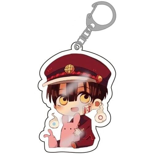 Toilet-Bound Hanako-kun 2020 Anime Toilet-bound Acrylic Keychain Toilet Bound Jibaku Shounen Hanako Kun Pendant Keyrings 8PICS