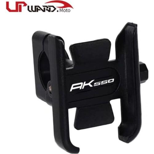 For KYMCO AK550 AK 500 2017 2018 2019 2020 Motorcycle CNC Handlebar Rearview Mirror Mobile Phone Holder GPS stand bracket