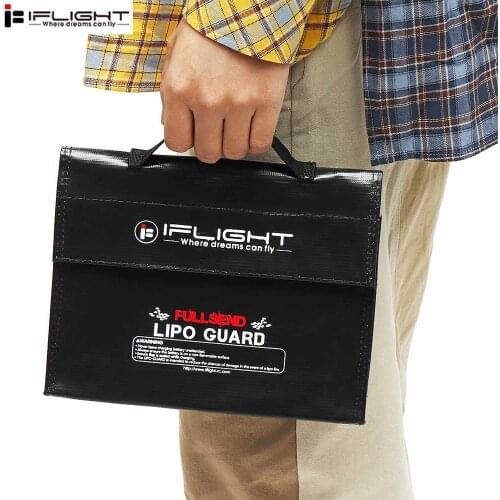 IFlight 1 piece fire-resistant RC lithium polymer battery portable explosion-proof safety bag 240X180X65mm hot sale