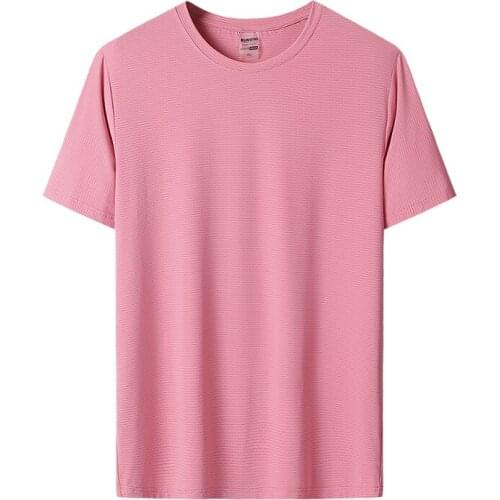 Korean Thin Sports Running Fast Drying Short Sleeve T-Shirt MenS Top Summer Ice Breathable Large Size 8Xl Loose Fitness Trend