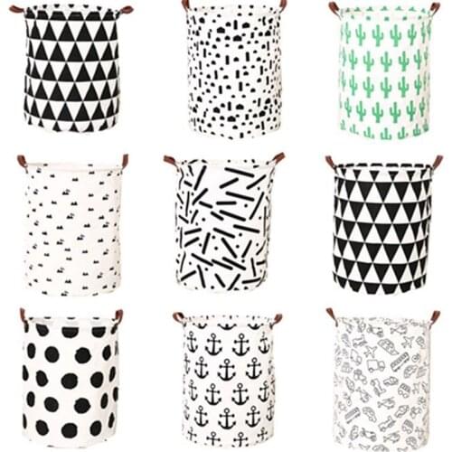 MICCK New Version Waterproof Storage Laundry Basket Clothes Barrel Folding Clothes Toys Multifunction Storage Basket Organizer