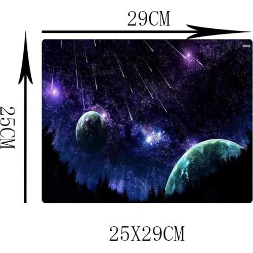 Star mouse pad waterproof non-slip floor mat led gaming console accessories office desk mat RGB household carpet floor mat XXL