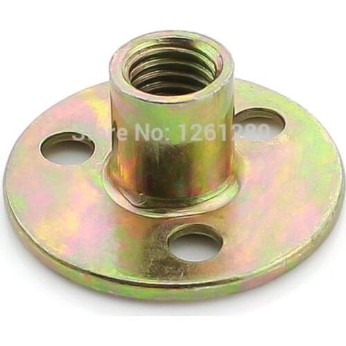 M6 M8 M10 screw Iron plate nut furniture nut three-hole nut pair lock nut fastener repair hardware part