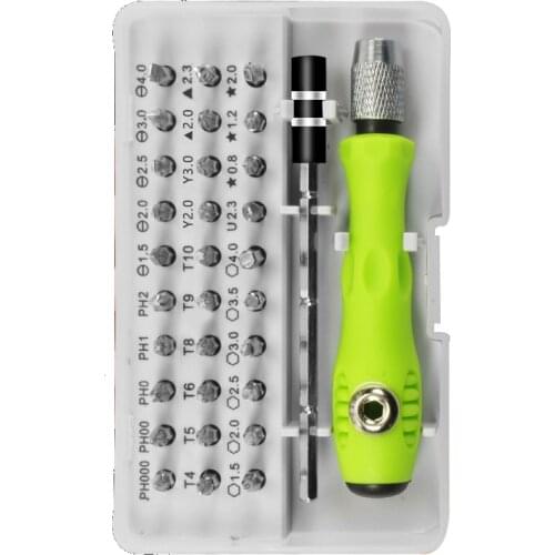Multifunctional screwdriver bit set 32 in 1 Mobile phone and computer electronic products maintenance and disassembly tools