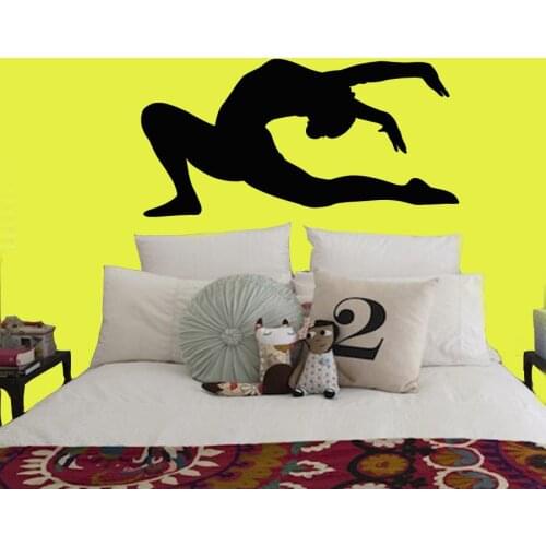 Wall Decals Girl Gymnast With A Ball Sport Gymnastics People Home Vinyl Decal Sticker Kids Nursery Baby Room Decor Mural A146