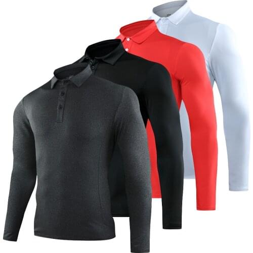 Golf wear Mens long sleeve sports golf shirt Golf clothing XS-XXXL Choose casual sports golf shirt lapel sportswear