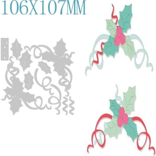 Christmas Flower Metal Cutting Dies For Embossing Making Greeting Card Background Paper Scrapbooking No Stamps New Arrival