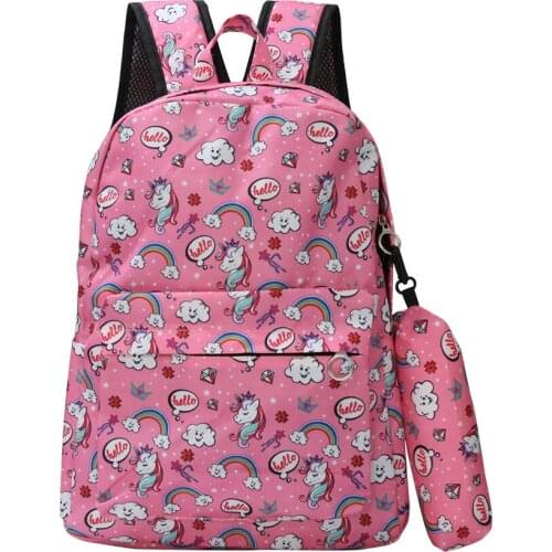 Girls Leopard Backpacks Tie Dye Unicorn Backpack Women Travel Backpack School Bags Pencil Bag for Boys Teenager Mochila Escolar