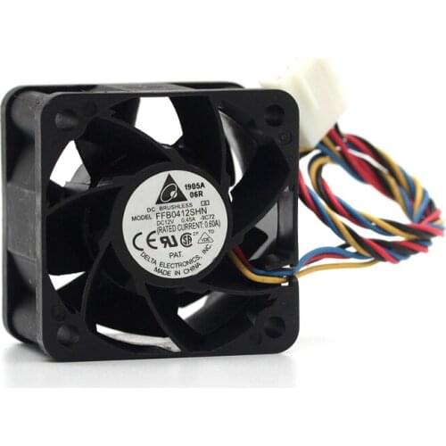 New For delta FFB0412SHN 40X28mm PWM server Cooling fan 12V 0.45A pwm cooler